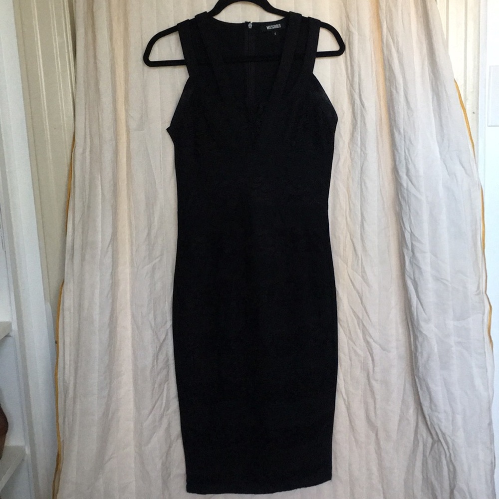 Misguided bodycon midi dress size 8